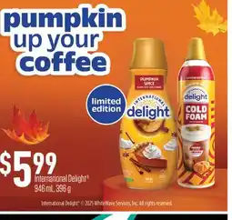 Fortinos INTERNATIONAL DELIGHT , 946 ML, 396 G offer