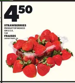 Independent Grocer STRAWBERRIES, 1 LB offer