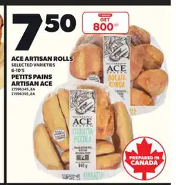 Independent Grocer ACE ARTISAN ROLLS, 6-10'S offer