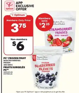 Independent Grocer PC FROZEN FRUIT, 300-600 G offer