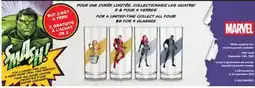 Independent Grocer MARVEL GLASSWARE COLLECTIBLES offer
