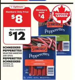 Independent Grocer SCHNEIDERS PEPPERETTES, 250-375 G offer