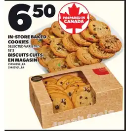 Independent Grocer IN-STORE BAKED COOKIES offer