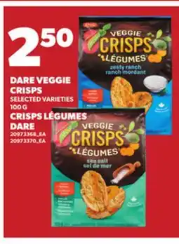 Independent Grocer DARE VEGGIE CRISPS, 100 G offer