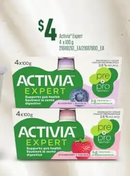 Loblaws ACTIVIA EXPERT, 4 X 100 G offer