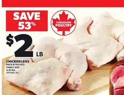 Loblaws CHICKEN LEGS offer