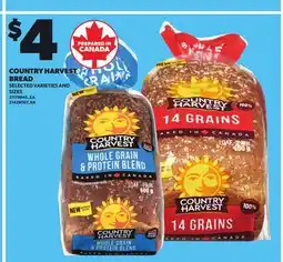 Loblaws COUNTRY HARVEST BREAD offer