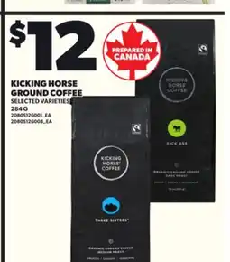 Loblaws KICKING HORSE GROUND COFFEE, 284 G offer