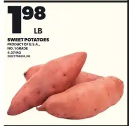 Loblaws SWEET POTATOES offer