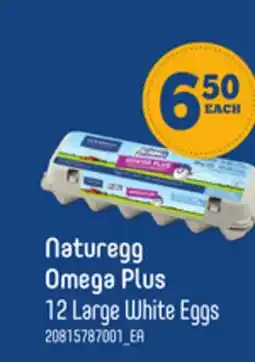 Loblaws NATUREGG OMEGA PLUS 12 LARGE WHITE EGGS offer