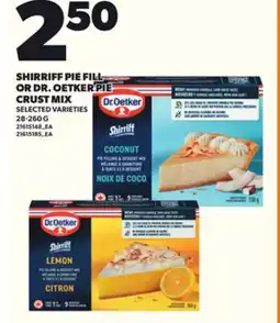 Loblaws SHIRRIFF PIE FILL OR DR. OETKER PIE CRUST MIX, 28-260 G offer