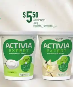 Loblaws ACTIVIA EXPERT, 750 G offer