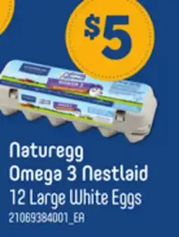Loblaws NATUREGG OMEGA 3 NESTLAID 12 LARGE WHITE EGGS offer