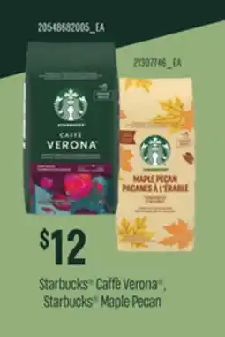Loblaws STARBUCKS CAFFÈ VERONA , STARBUCKS MAPLE PECAN offer