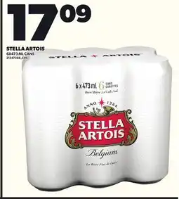 Loblaws STELLA ARTOIS, 6X473 ML CANS offer