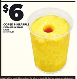 Loblaws CORED PINEAPPLE offer