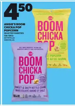 Loblaws ANGIE'S BOOM CHICKA POP POPCORN, 136-198 G offer