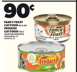 Loblaws FANCY FEAST CAT FOOD, 85G OR FRISKIES CAT FOOD, 156G offer