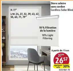 Sushi Shop Cordless Solar Blind offer