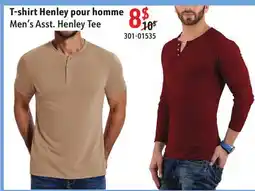 Sushi Shop Men's Asst. Henley Tee offer
