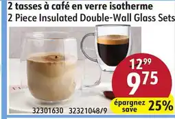 Sushi Shop 2 Piece Insulated Double-Wall Glass Sets offer