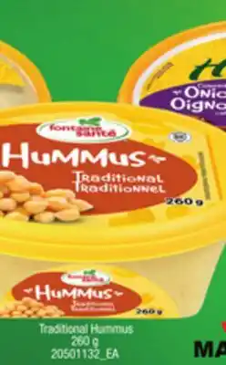 Loblaws TRADITIONAL HUMMUS, 260 g offer