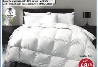 Sushi Shop Twin 233 Thread Count Microgel Duvets offer