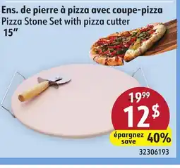Sushi Shop Pizza Stone Set with pizza cutter 15 offer