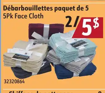 Sushi Shop 5Pk Face Cloth offer