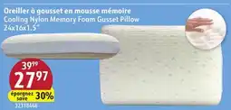 Sushi Shop Cooling Nylon Memory Foam Gusset Pillow offer