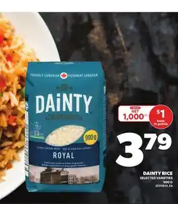 Loblaws DAINTY RICE, 900 G offer