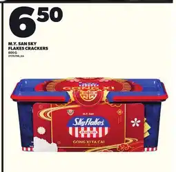 Loblaws M.Y. SAN SKY FLAKES CRACKERS, 800 G offer