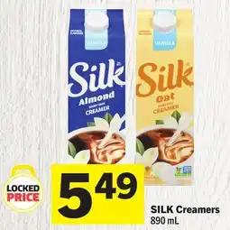 Foodland SILK Creamers offer
