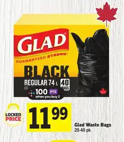 Foodland Glad Waste Bags offer