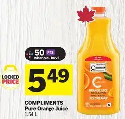 Foodland COMPLIMENTS Pure Orange Juice offer