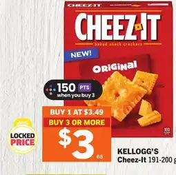Foodland KELLOGG'S Cheez-It offer