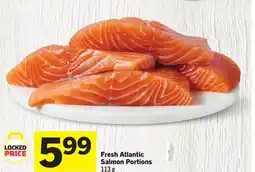 Foodland Fresh Atlantic Salmon Portions offer