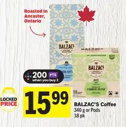 Foodland BALZAC'S Coffee offer