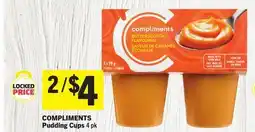 Foodland COMPLIMENTS Pudding Cups offer