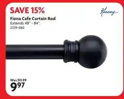 Home Hardware Fiona Cafe Curtain Rod offer