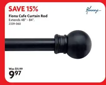 Home Hardware Fiona Cafe Curtain Rod offer
