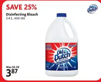 Home Hardware Disinfecting Bleach offer