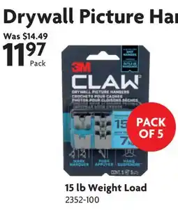Home Hardware Drywall Picture Hangers 15 lb Weight Load offer