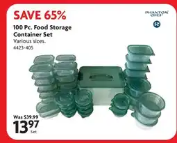 Home Hardware 100 Pc. Food Storage Container Set offer