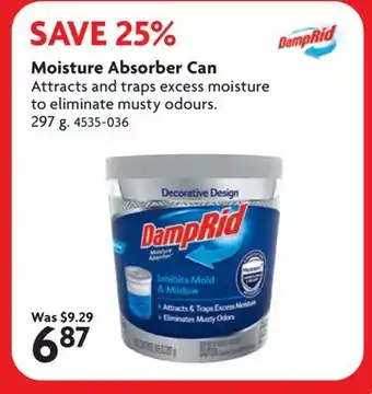 Home Hardware Moisture Absorber Can offer