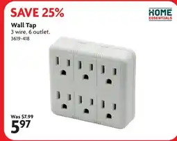 Home Hardware Wall Tap offer