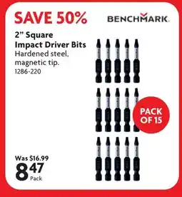 Home Hardware 2 Square Impact Driver Bits offer