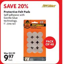 Home Hardware Protective Felt Pads offer