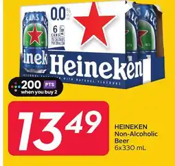 Sobeys HEINEKEN Non-Alcoholic Beer offer