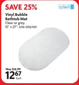 Home Hardware Vinyl Bubble Bathtub Mat offer